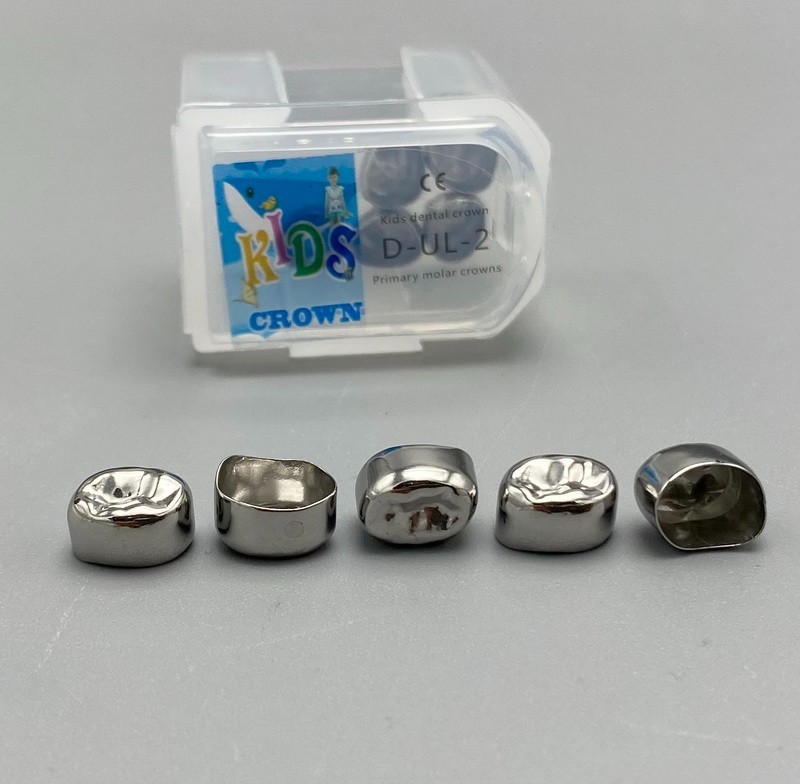 Dental Kids Crown stainless steel Primary Molar Pediatric Crowns Kit 48Sizes USA