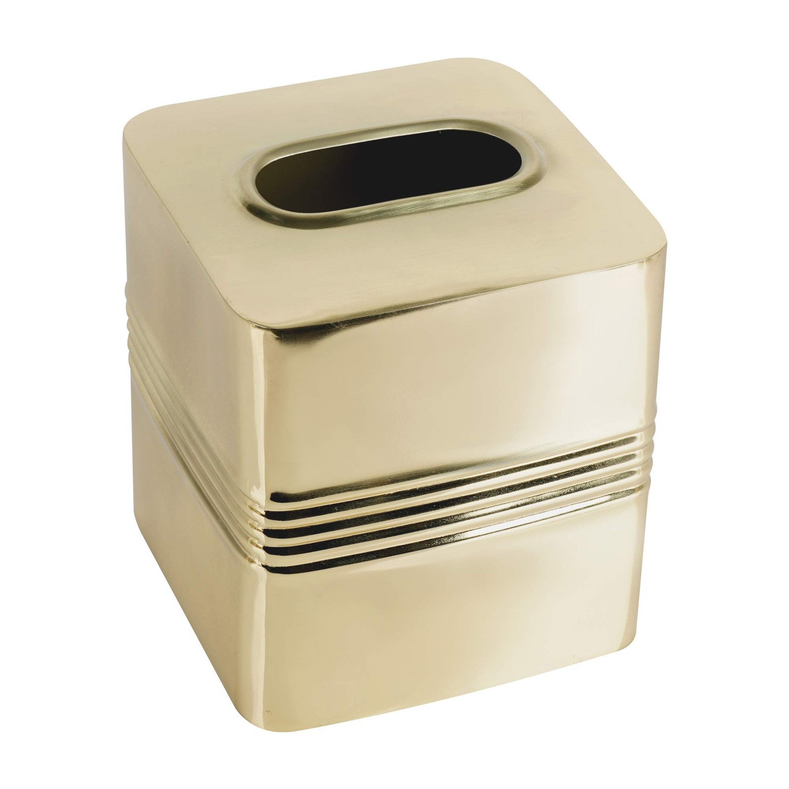 Nu Steel Boutique Tissue Coverpart Of Our Jewel Bathroom Accessory Set