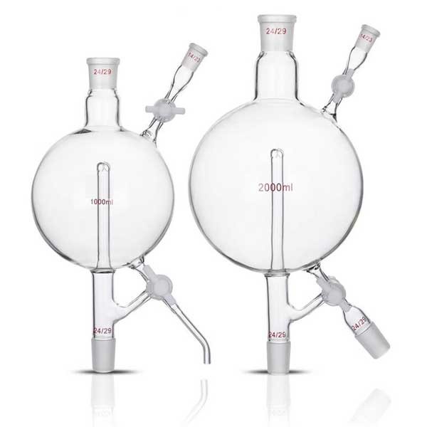 ​100ml – 2000ml Glass Solvent Treatment Unit with Standard Joint Lab Supplies