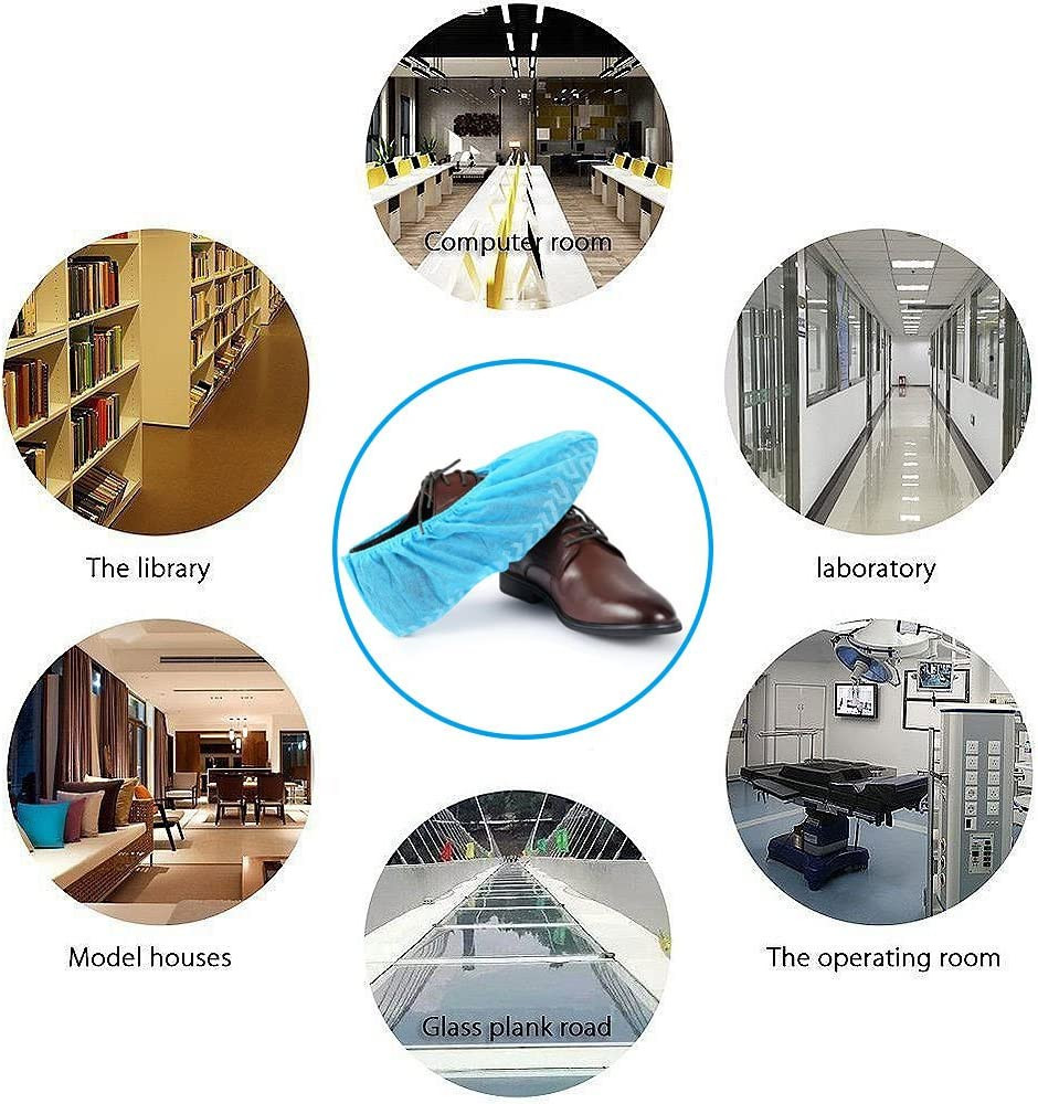Shoe Covers Disposable 200pcs |Non-Slip,Durable,Indoor|Protect Your Home, Floors