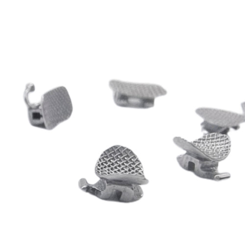 1 Box/28pcs Dental Orthodontic Metal Lingual Brackets Brace Buccal Tubes
