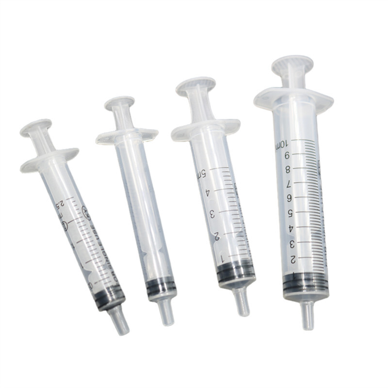 Reusable Small Plastic Hydroponics Nutrient Measuring Syringe 2.5ML 3ML 5ML 10ML