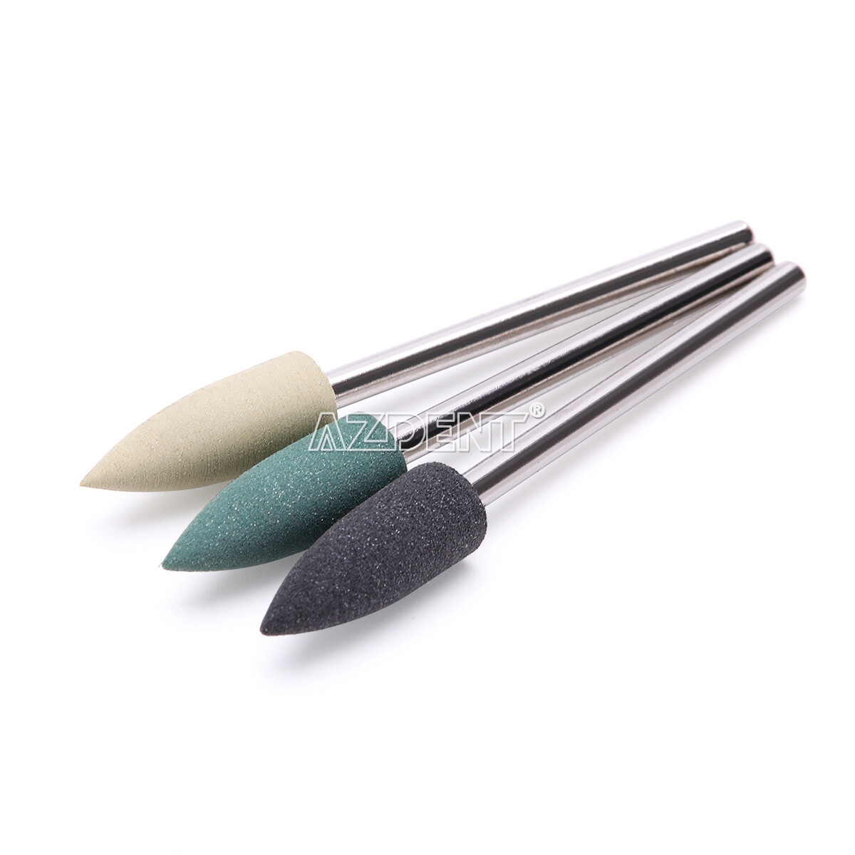 US Dental Polishing Burs Resin Base Acrylic Invisible Denture Silicone Grinding