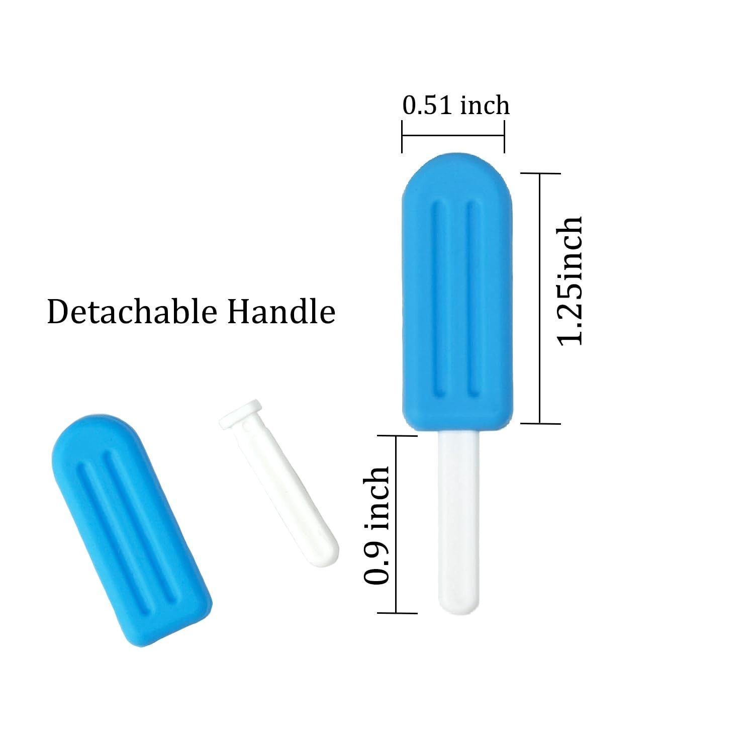Aligner Chew Pops 10PCS Silicone Braces Chew Tool for Invisalign Metal