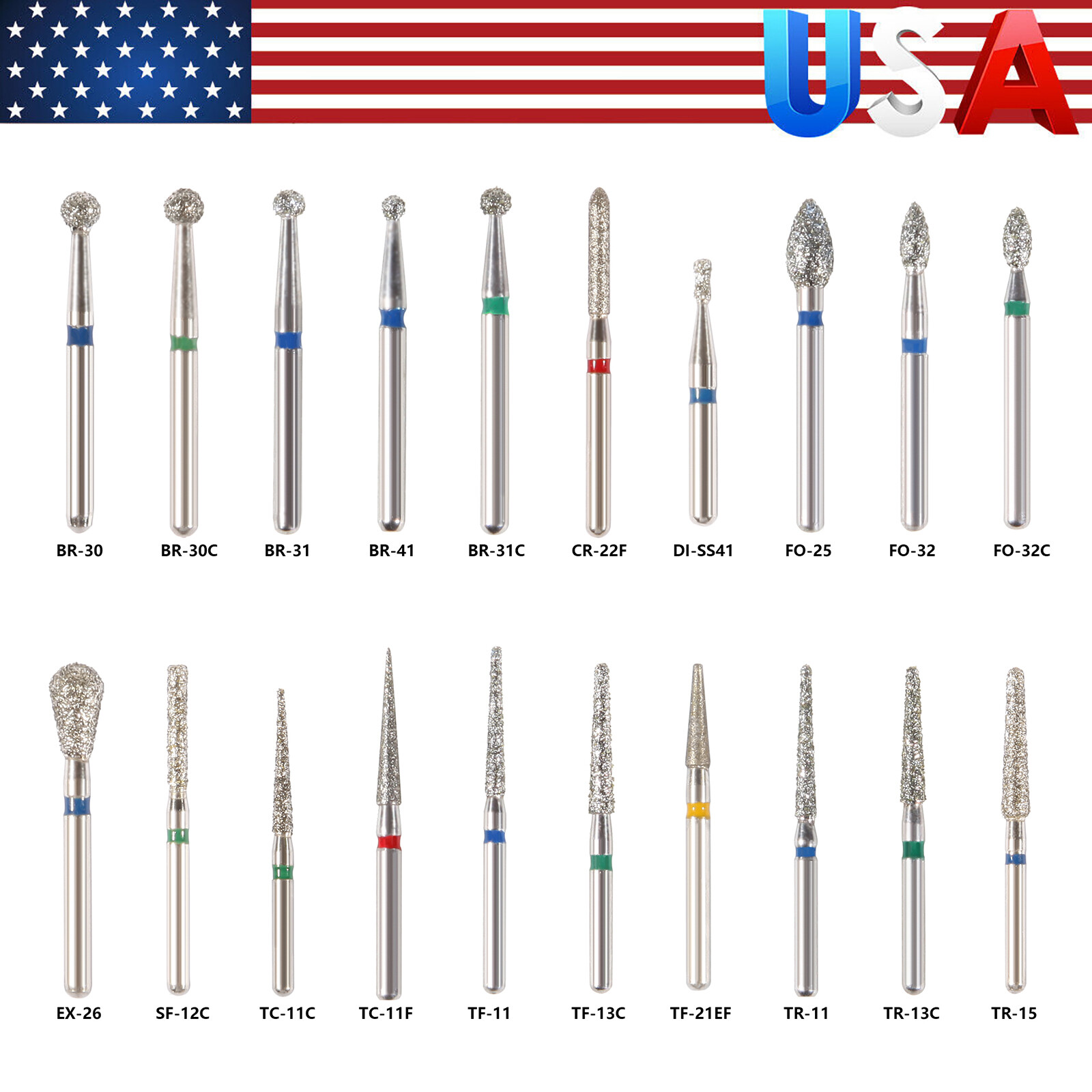 Dental E-type Slow Low Speed Contra Angle Handpiece Latch Head Replacement G*B
