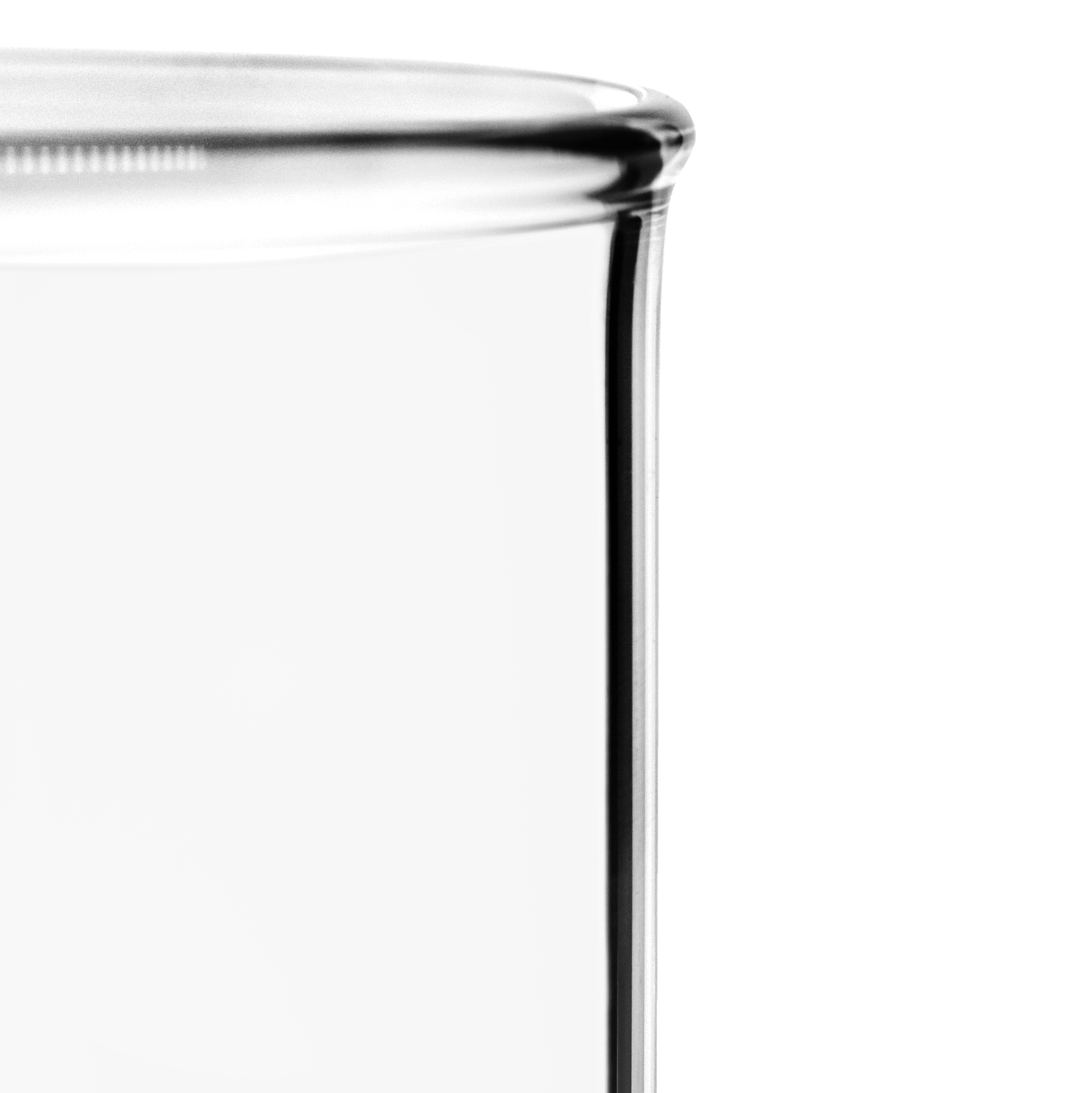 Eisco Labs 25ml Beaker, 25ml Graduation Low Form – Borosilicate Glass