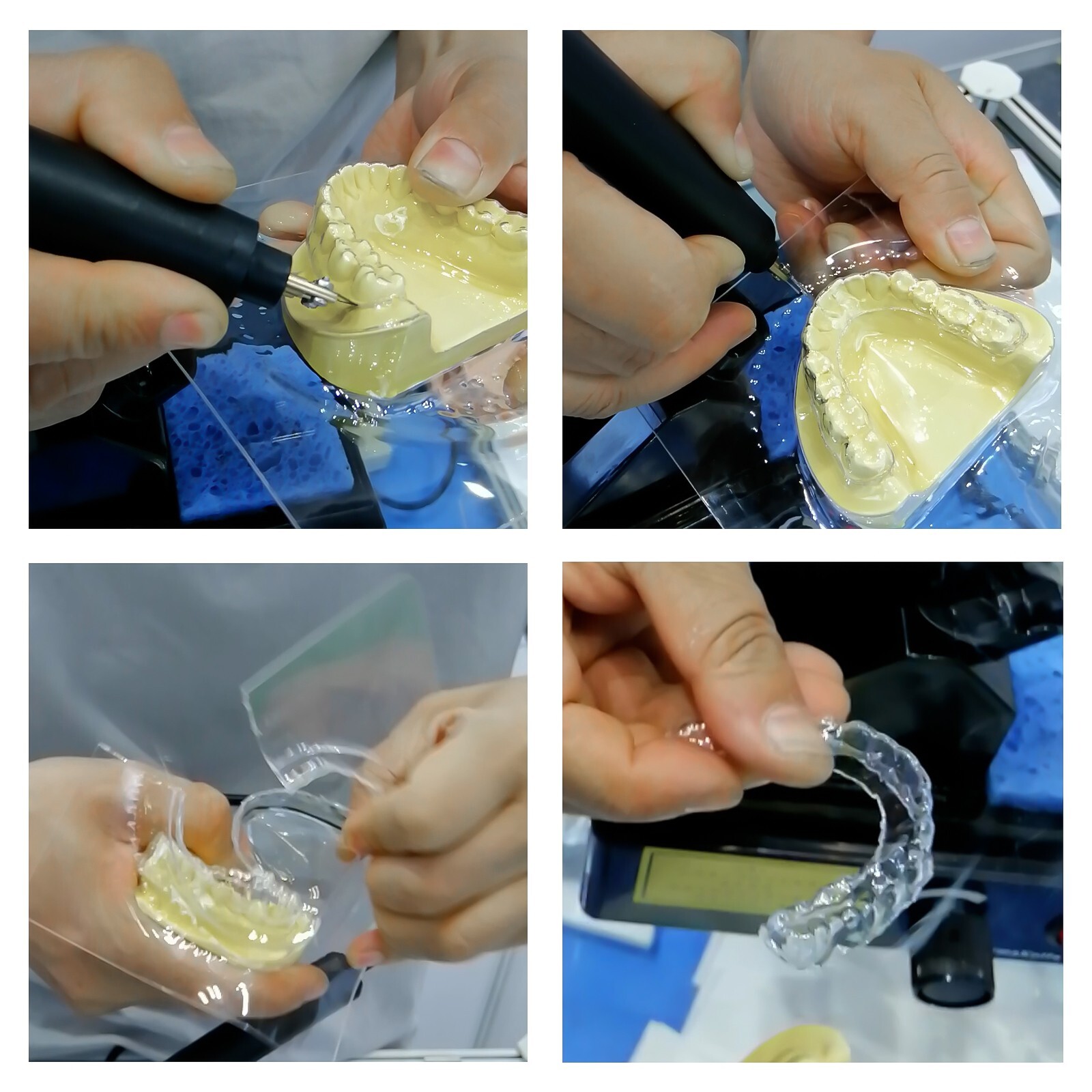 Electric Dental Thermoplastic Engraver Cutter Orthodontic Heating Cutting Knife