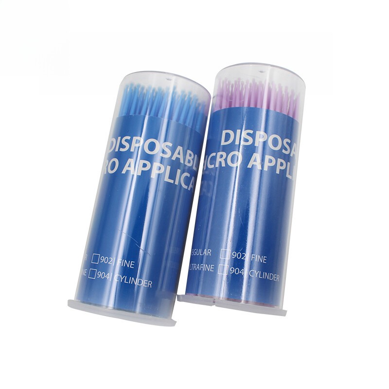 100Pcs/Box Dental Material Disposable Micro Brushes Applicators Micro Applicator