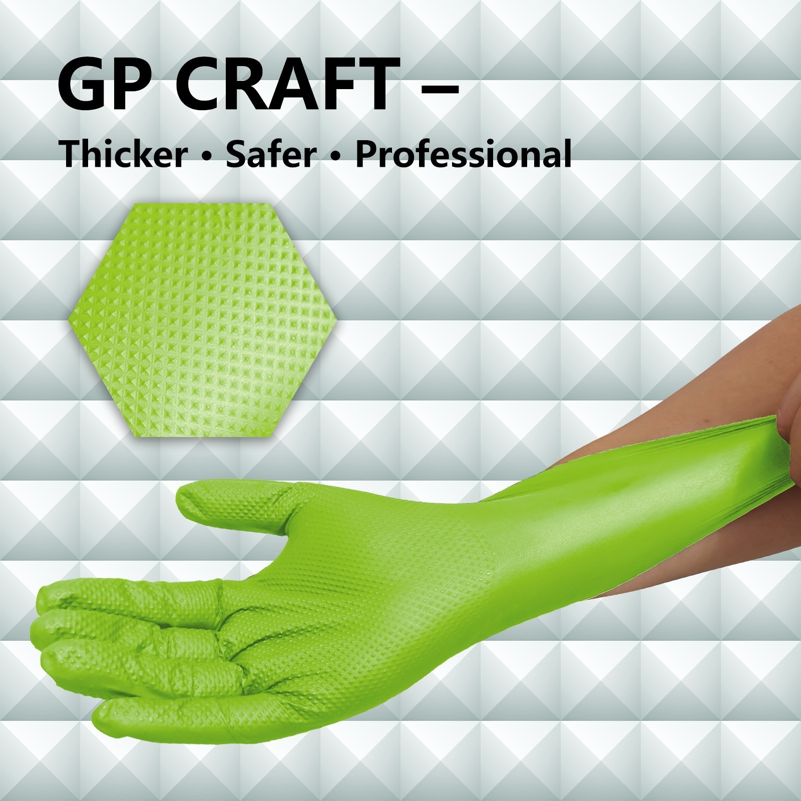 Heavy Duty Nitrile Gloves 8 Mil Large Latex-Free | 1000ct Case