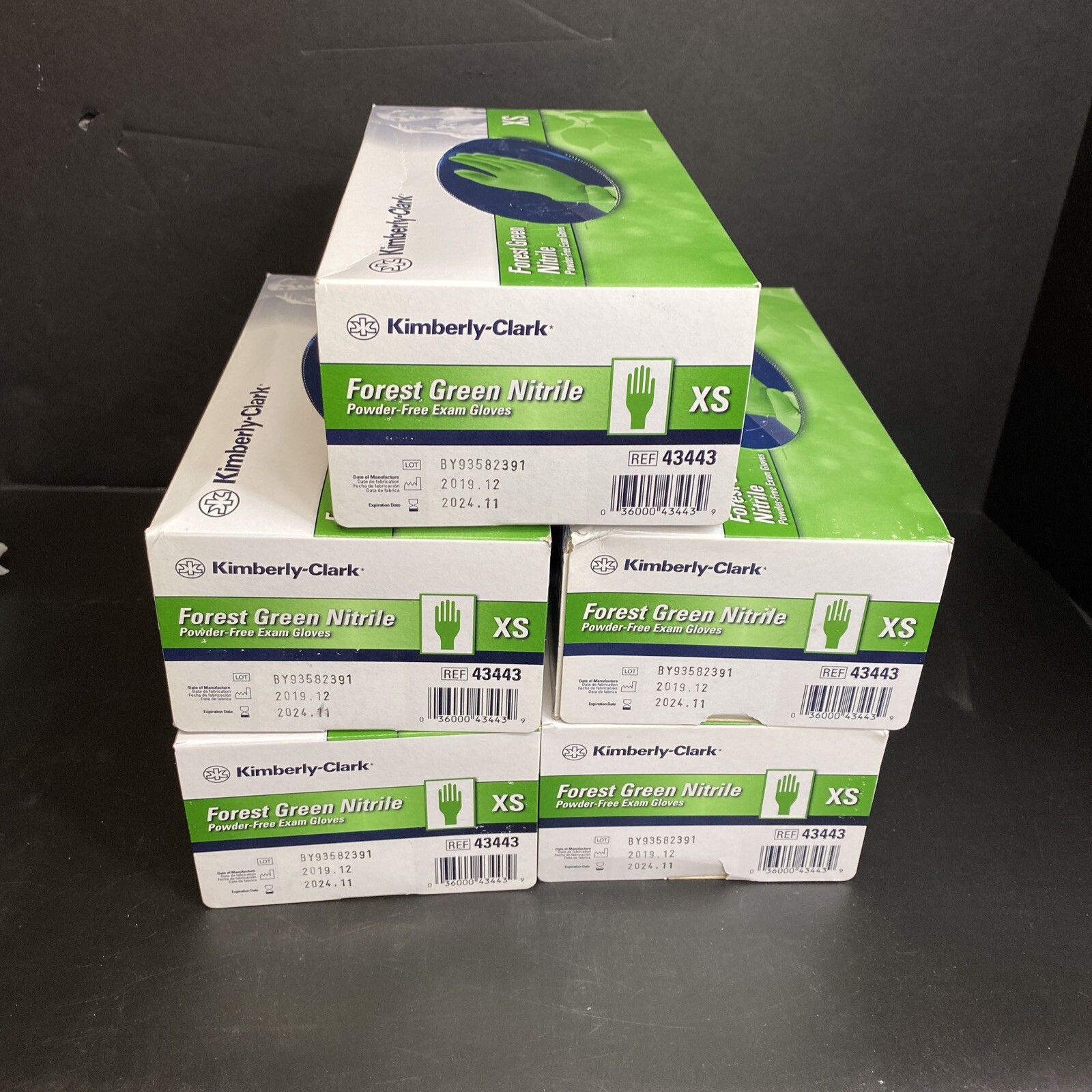 Kimberly-Clark Nitrile Gloves Extra Small 5 Boxes with 200 Gloves Each