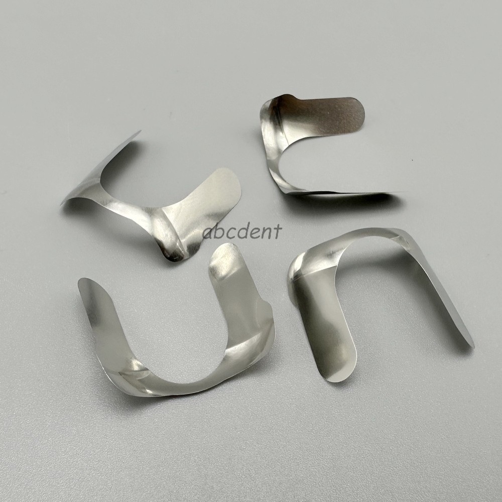 30Pcs Dental Anterior Matrix Bands Twin Matrices Sectional Contoured Metal Strip