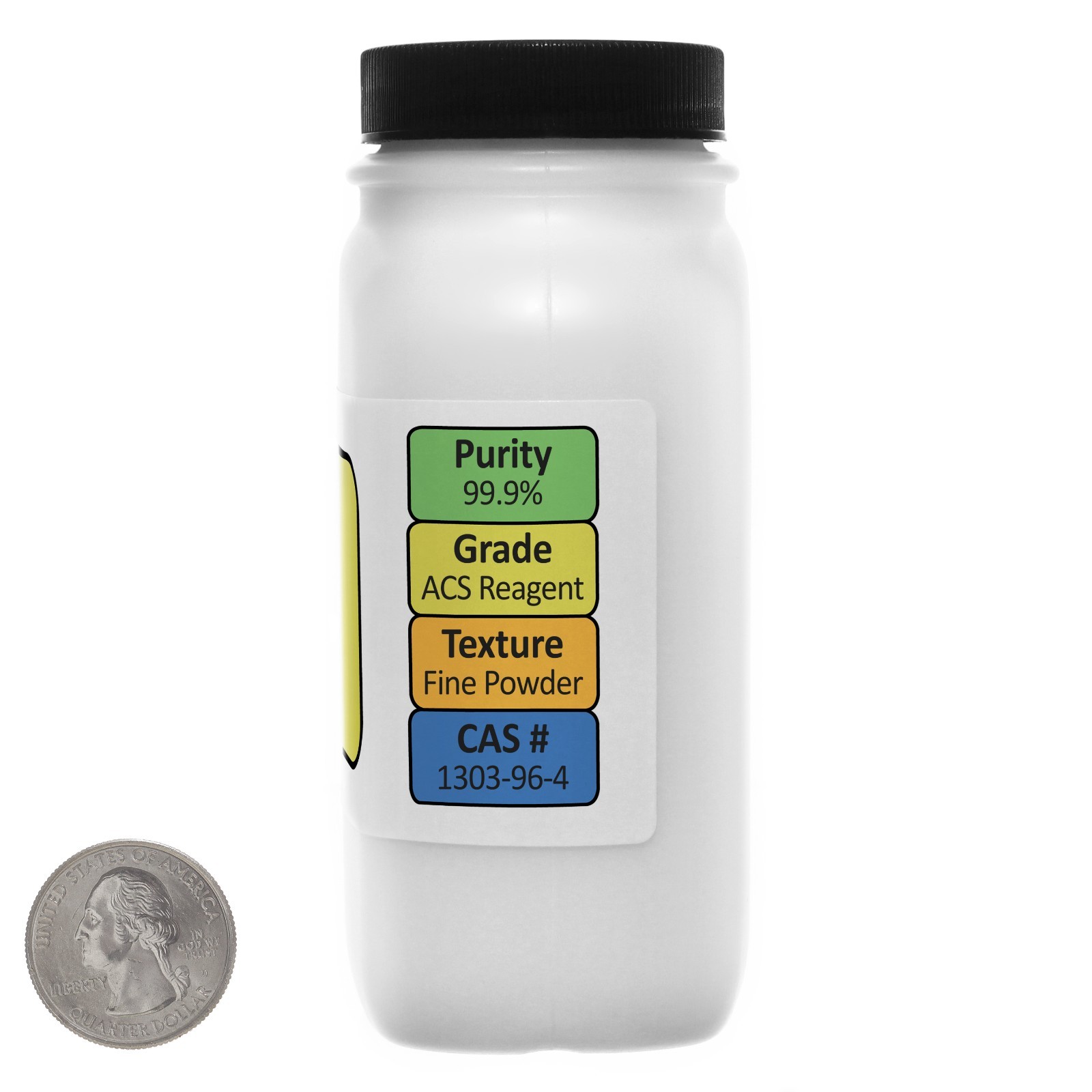 Sodium Borate Decahydrate [Na2B4O7.10H2O] 99.9% ACS Grade 1.5 Lb in 3 Bottles