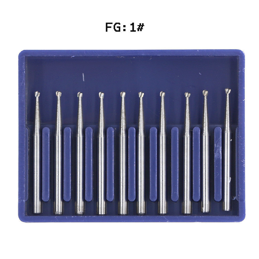 67 Types Dental Round Tungsten Carbide FG Bur For Surgical High Speed Handpiece