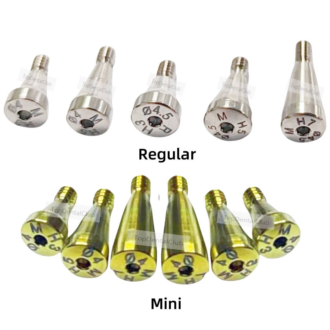 Dental Cap Healing Abutment Cap Mini Regular Platform Fit Osstem Hiossen