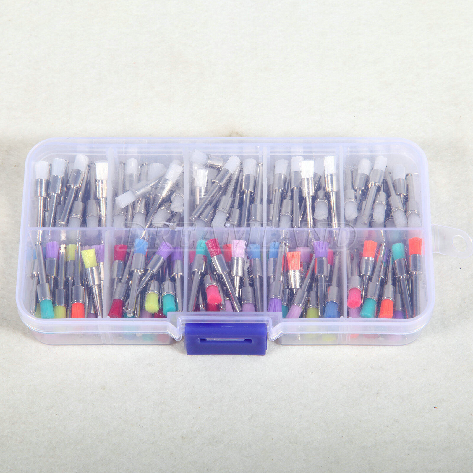 200Pcs/Box Dental Nylon Materials Closure Flat Polishing Prophylaxis Brushes