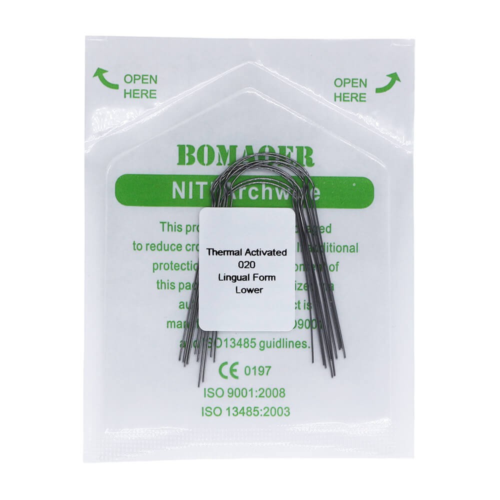 Dental orthodontic Lingual Heat Thermal Activated Arch Wires 0.12 Upper
