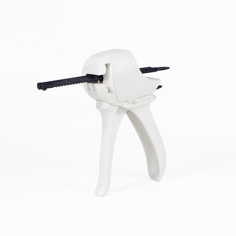 1pcs Dental Impression Dispenser Mixing Dispensing Delivery Gun 5ml Mixer 1:1