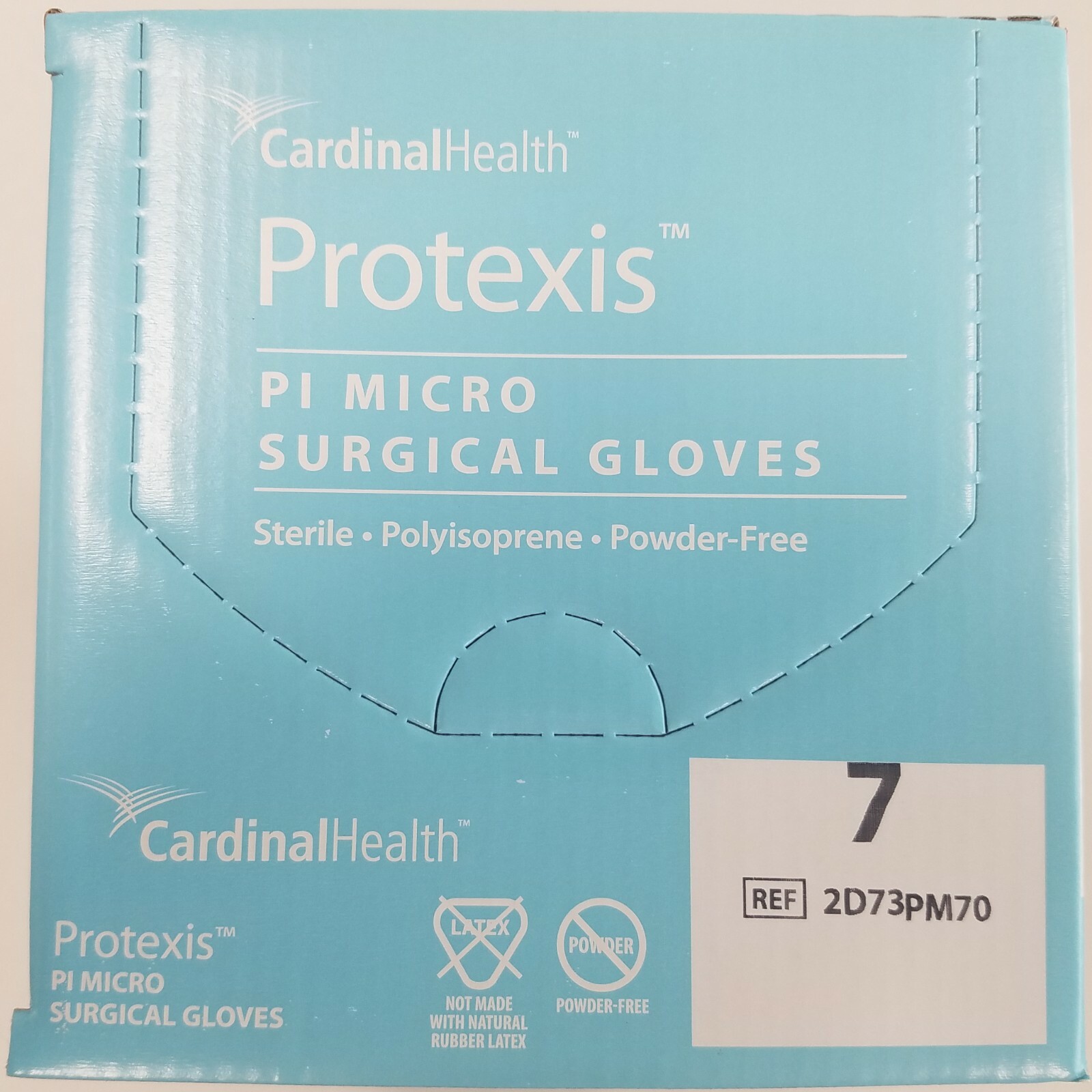 *200-Pairs* Cardinal Health Protexis PI Micro Surgical Size-7 Gloves 2D73PM70