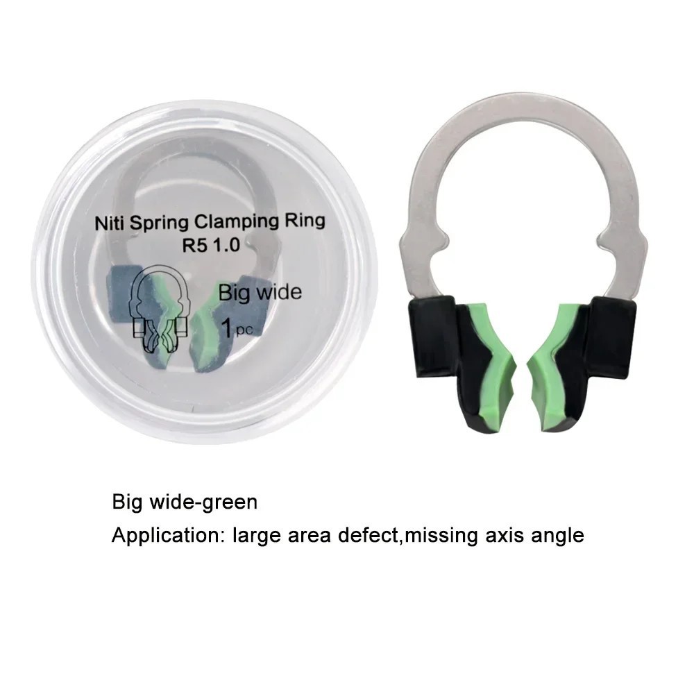 3 Types Dental Matrices Sectional Matrix System Titanium Alloy Clip Ring R5 1.0