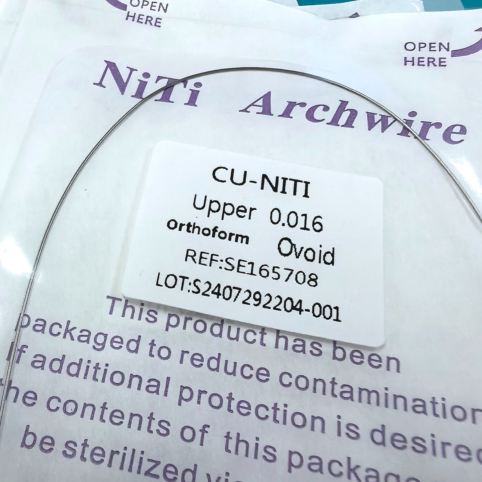 10Bags Dental Orthodontic Super Elastic Arch Wires Copper Cu-NiTi ROUND Form