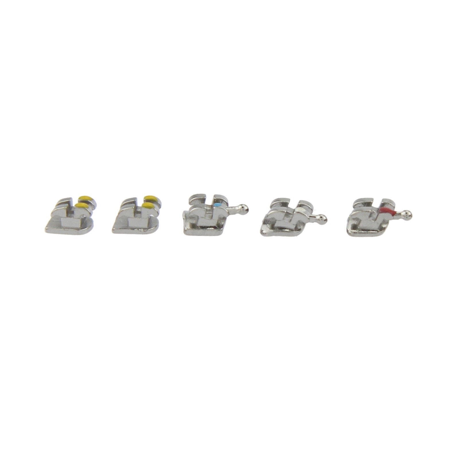 Dental Orthodontic Metal Bracket MIM Twin Brace Mini MBT 022 345 Hook AO Empower