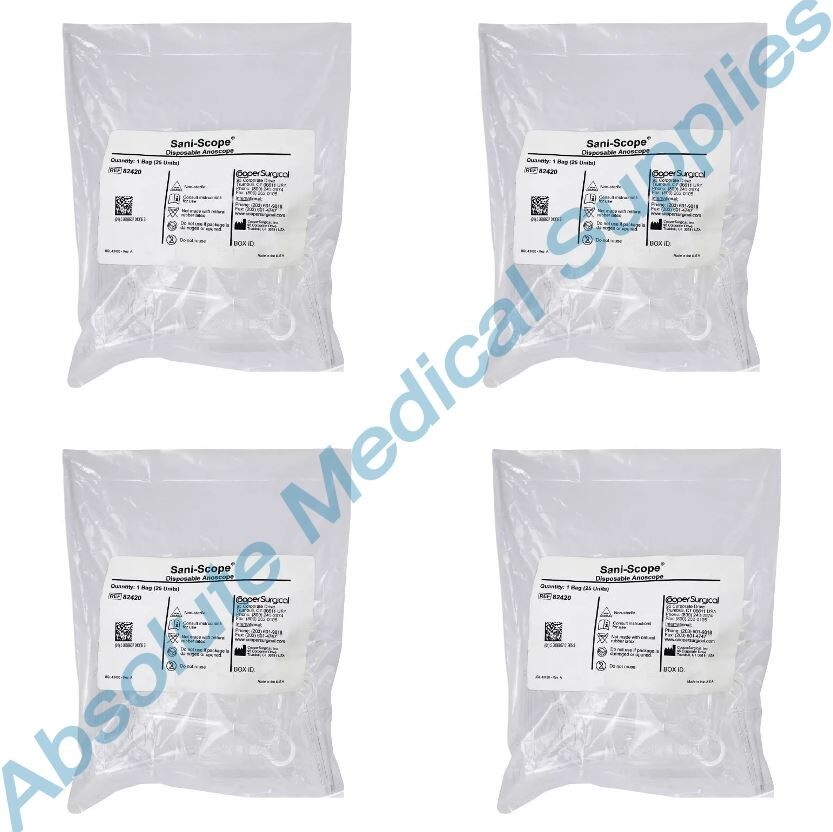 *100-Pieces* Cooper Surgical Sani-Scope Disposable Anoscope 82420