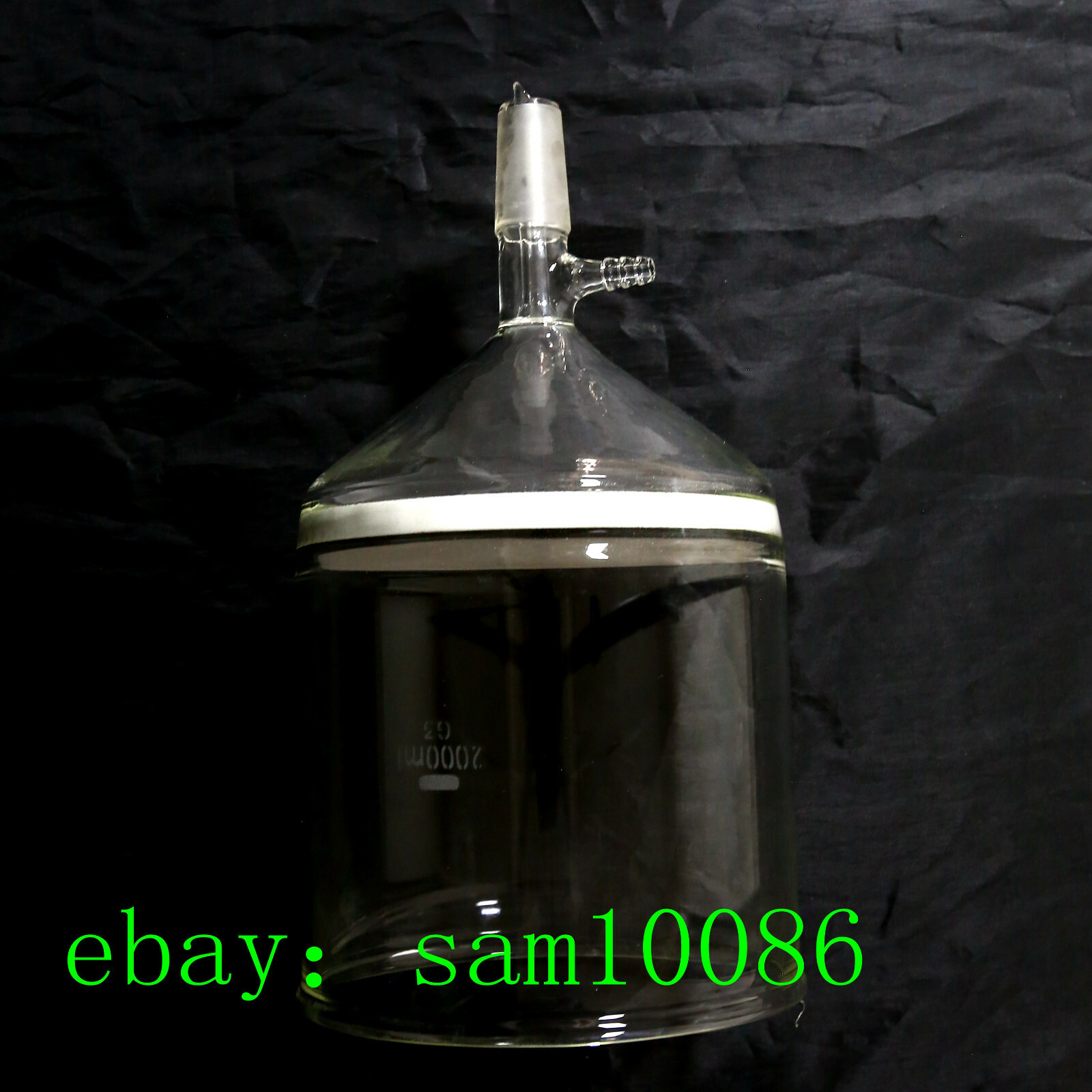24/40 Buchner Funnel,Filtering Funnell,Glass Funnel with Coarse Filter,Lab chem
