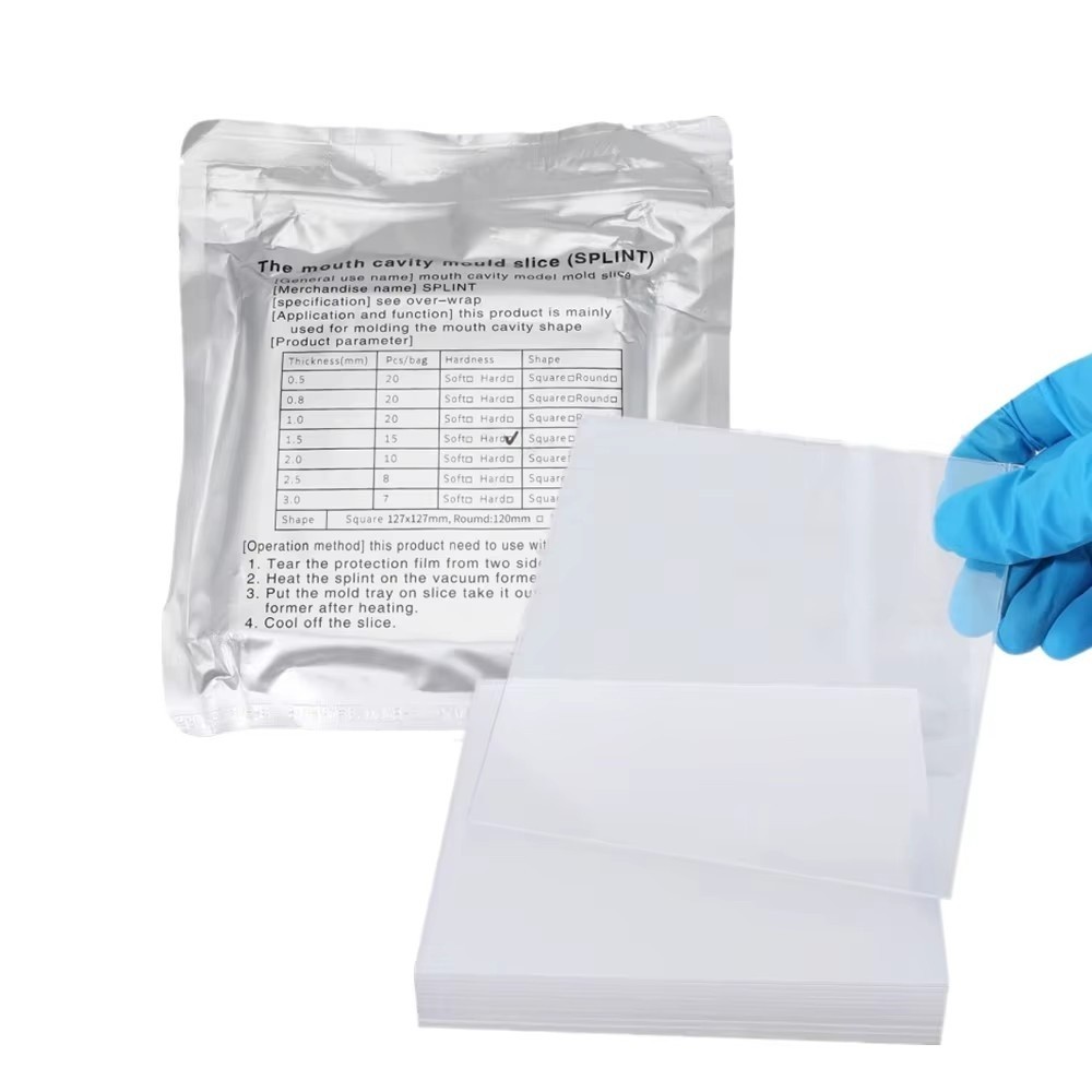 Dental Splint Thermoforming Material Vacuum Forming Sheets Hard Soft 0.8-3.0mm