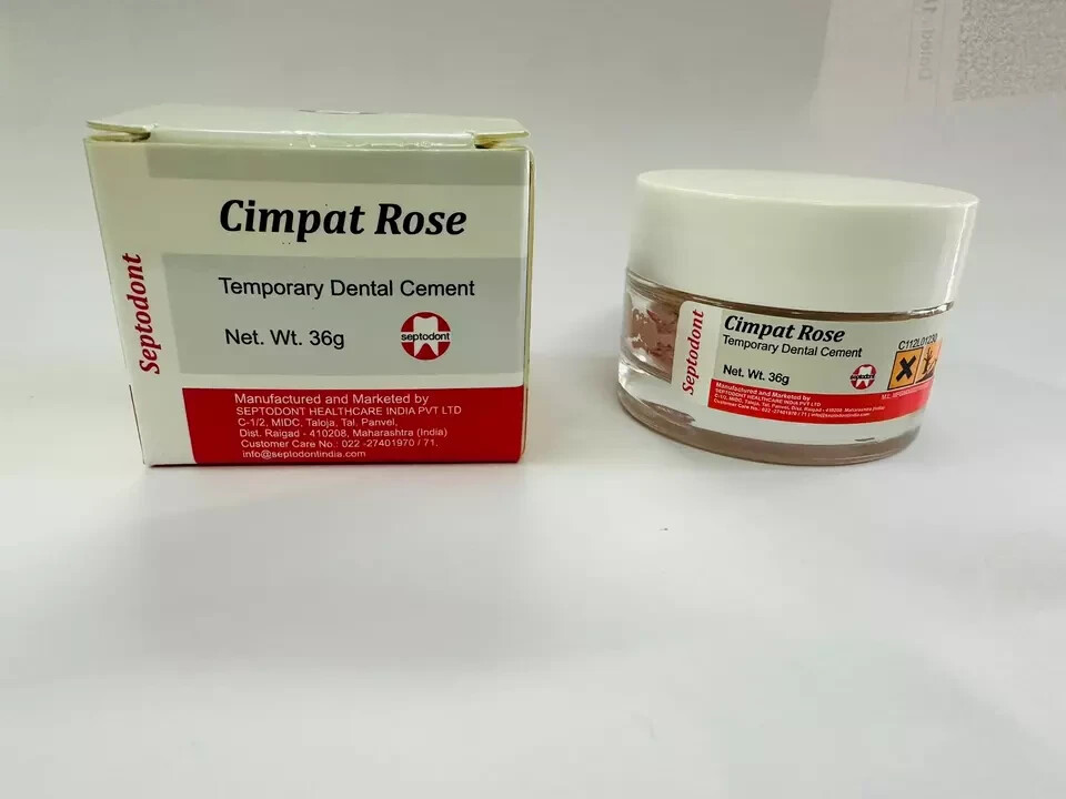 Septodont Cimpat Rose Temporary Dental Filling Material 36g Jar II Free Ship