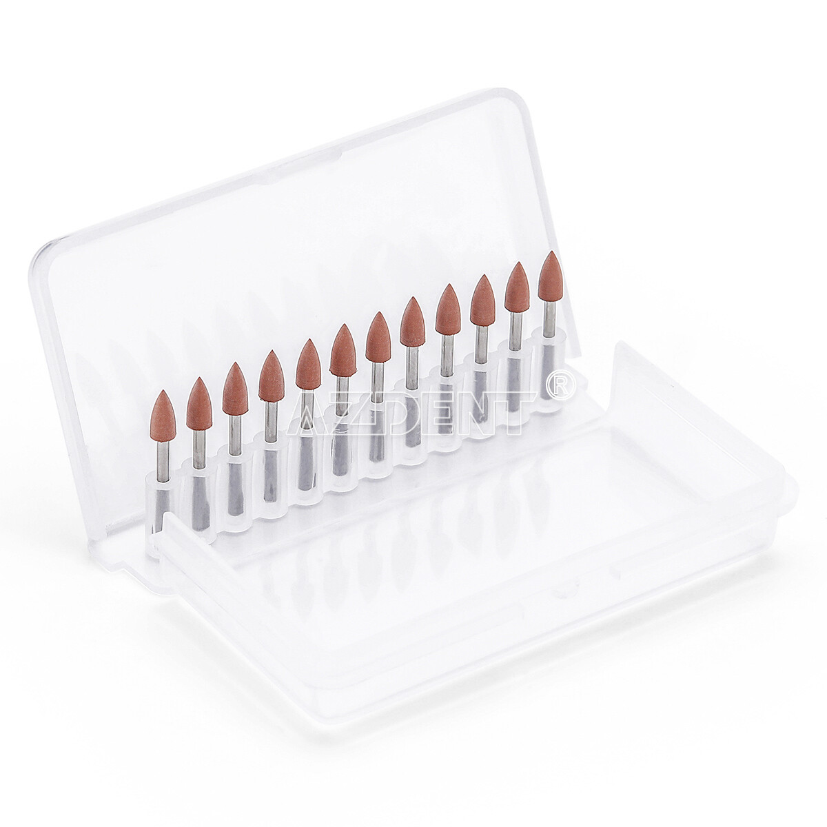 60PCS Dental Polishing Polishers Bur FG 1.6mm Mini Points Brownie Friction Grip