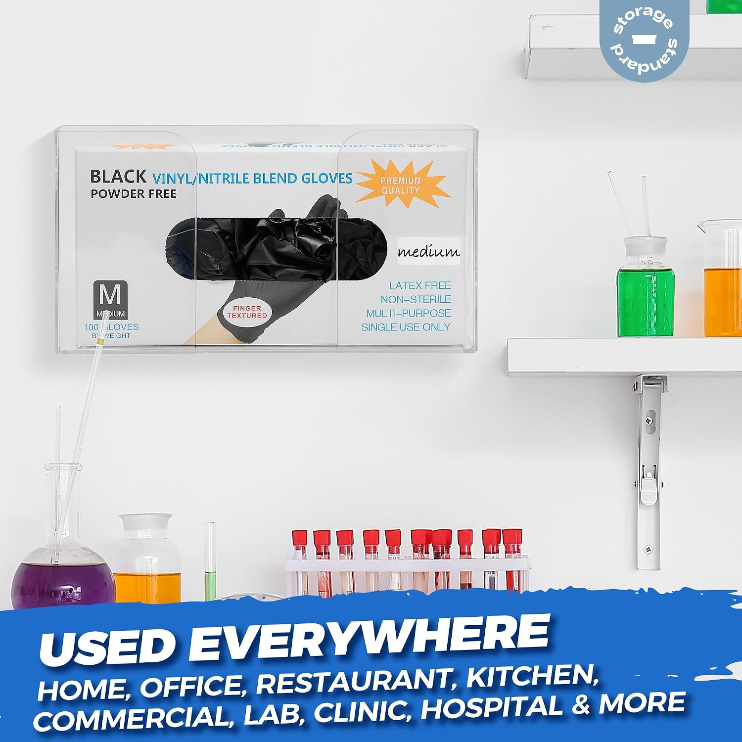 Glove Box Holder Dispenser – Kitchen, Medical, & Latex Gloves Holder Wall Mount