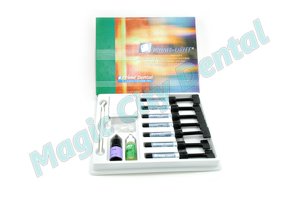 Prime Dent Visible Light Cure Hybrid Composite 7 Syr. Kit