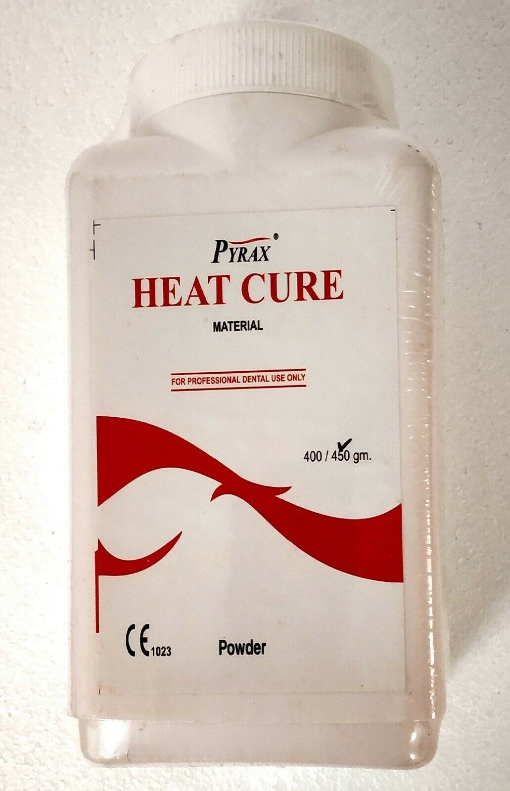 Dental HEAT CURE Material Powder for Acrylic Denture 400g PYRAX II Free Ship