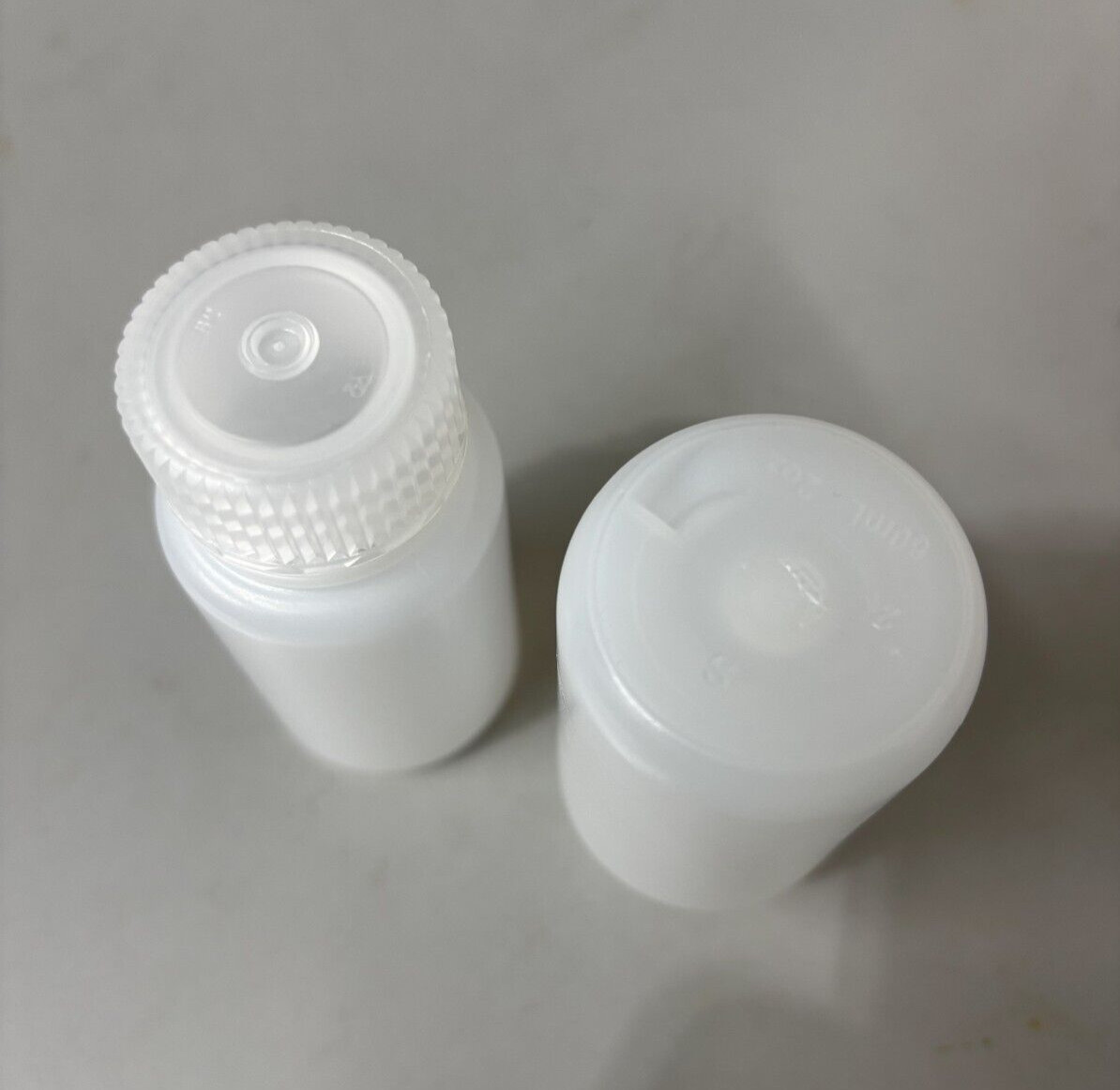 NEW (6) Nalgene Packaging Bottles, 60ml 2oz, Wide Mouth, HDPE