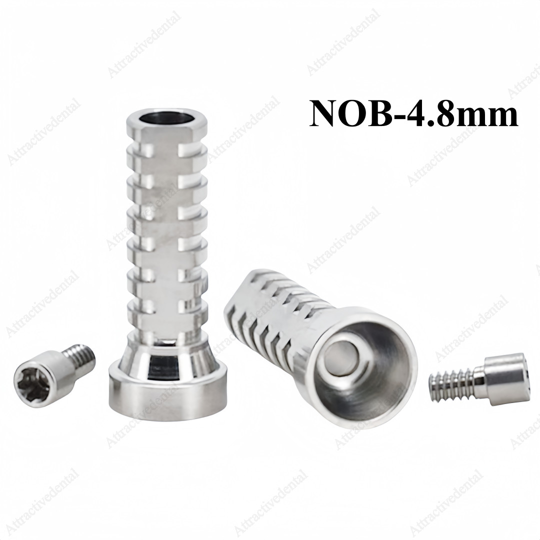 20Pcs Titanium Temporary Cylinder MU Sleeve Multi Unit Abutment Fit OSS/ITI/NOB