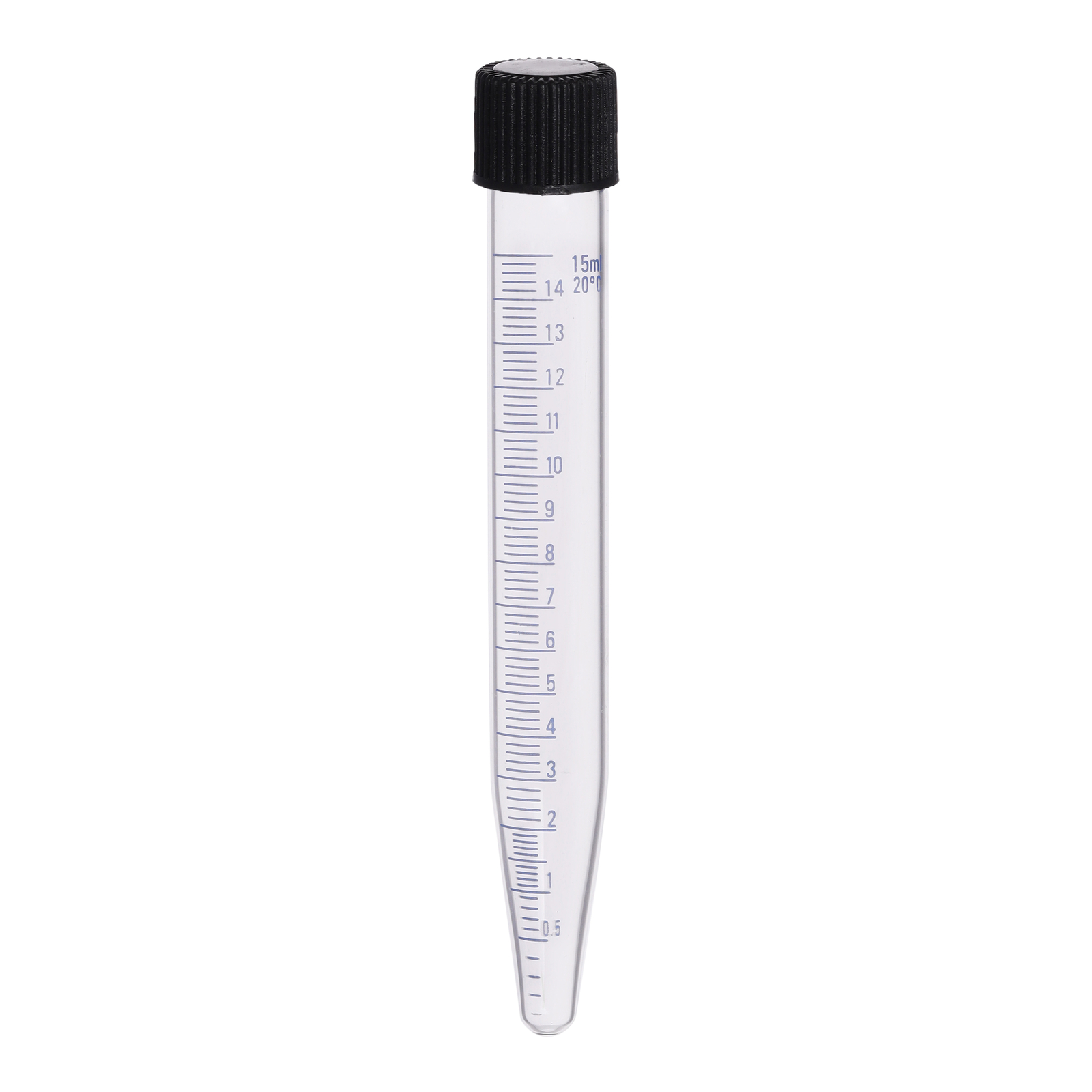 Eisco Labs 15ml Graduated Centrifuge Tube with Screw Cap – Borosilicate Glass