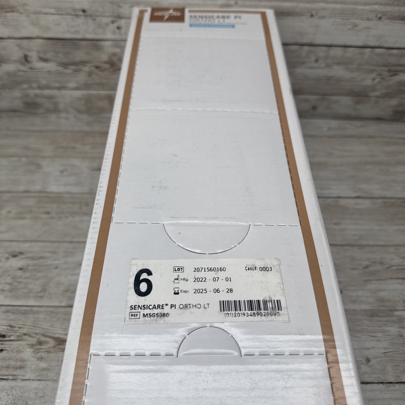 Sensicare Surgical Gloves PI ORTHO LT *1 Box 50 Pair* Sterile Size: 6 *See Date*