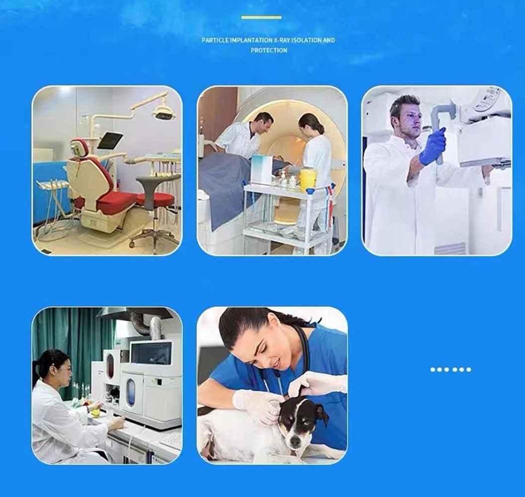 Durable Lead Rubber X-Ray Apron with Thyroid Shield for Dental and Clinic Use