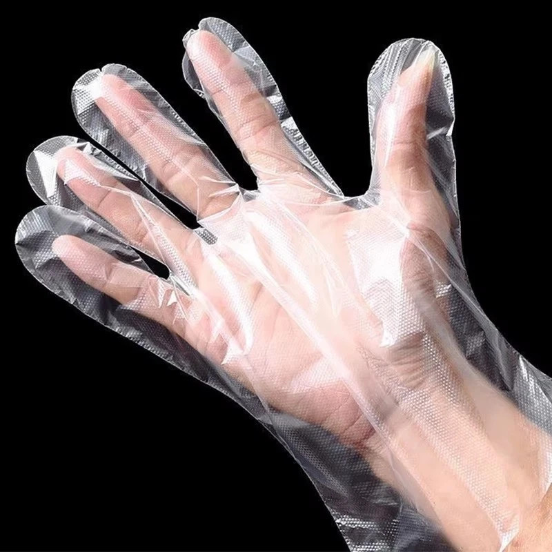 100-500 Count Disposable Poly Plastic Gloves for Cooking, Food Prep and Food