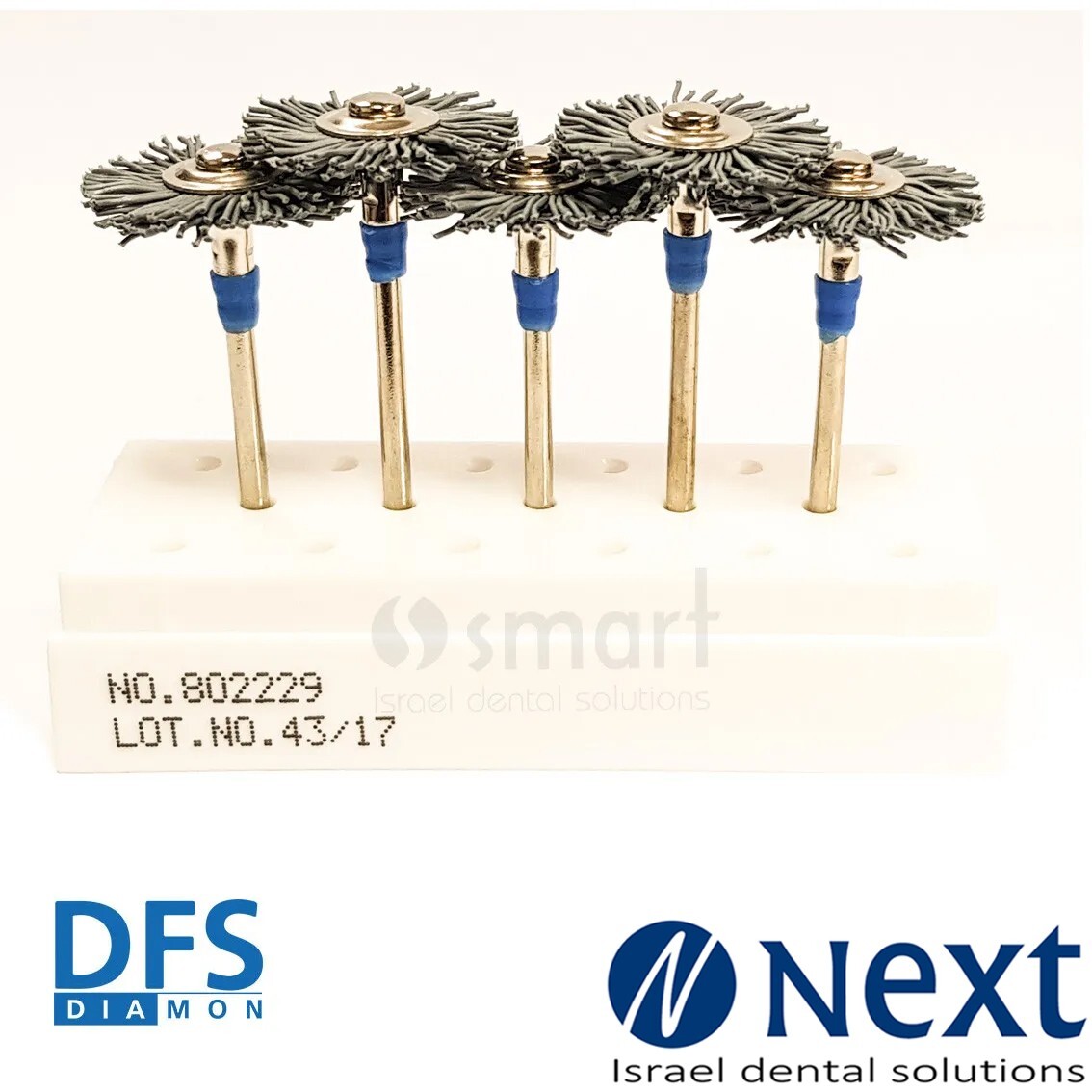 Upofix polisher brush final polishing movements occlusal DFS Diamon metal blue