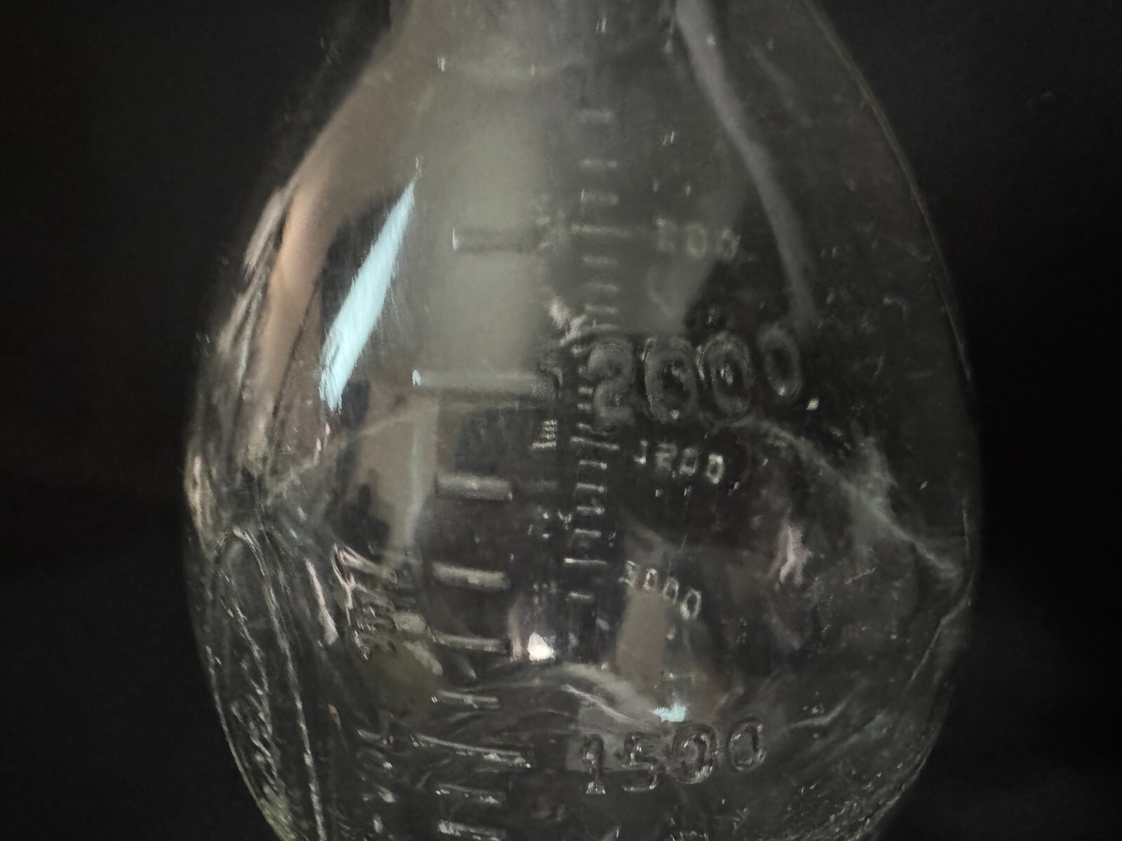 Antique MacBick Rare Pyrex American Laboratory Beaker 2000ml Vintage Lab Glass B
