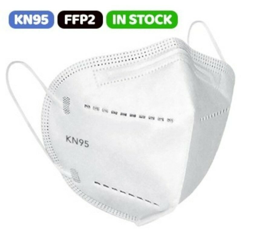 20/40/100 Pcs White KN95 FFP2 Protective Face Mask BFE 95% Disposable KN95 Mask