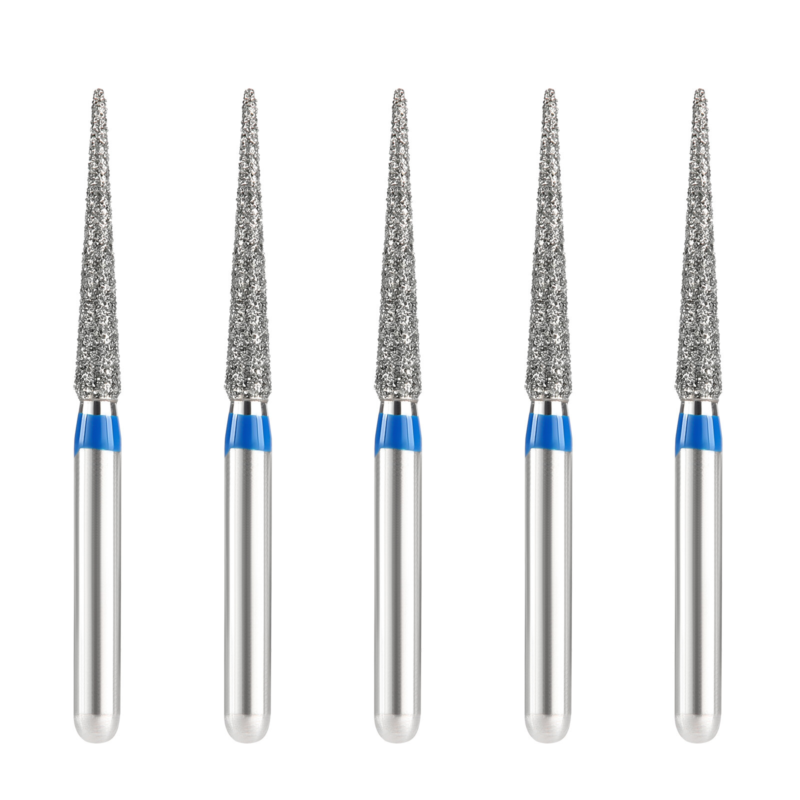 JMU Friction Grip Diamond Burs Needle Type Extra Fine – Super Coarse 5pcs/pk