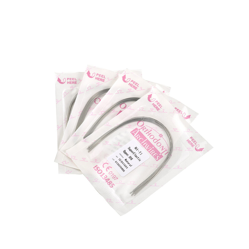 Super Elastic Niti Round Arch Wires Dental Ortho U/L Archwire Orthodontic Braces