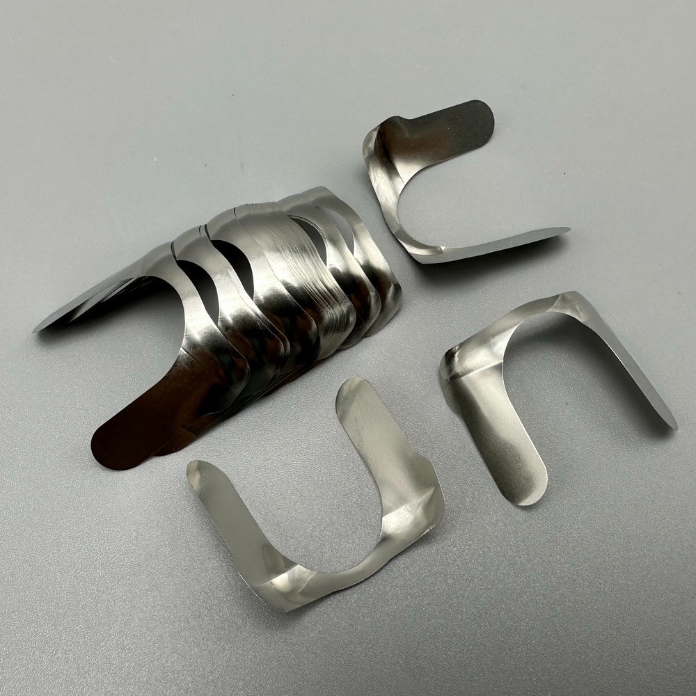 30Pcs Dental Matrix Contoured Anterior Metal Matrix M8 Twin Anterior Matrices US