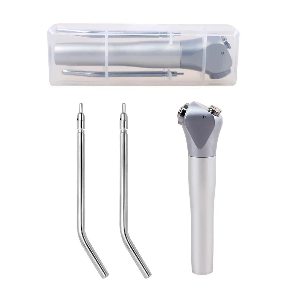 1-10 Set Dental Air Water Spray Triple 3 Way Syringe Handpiece with 2 Nozzles