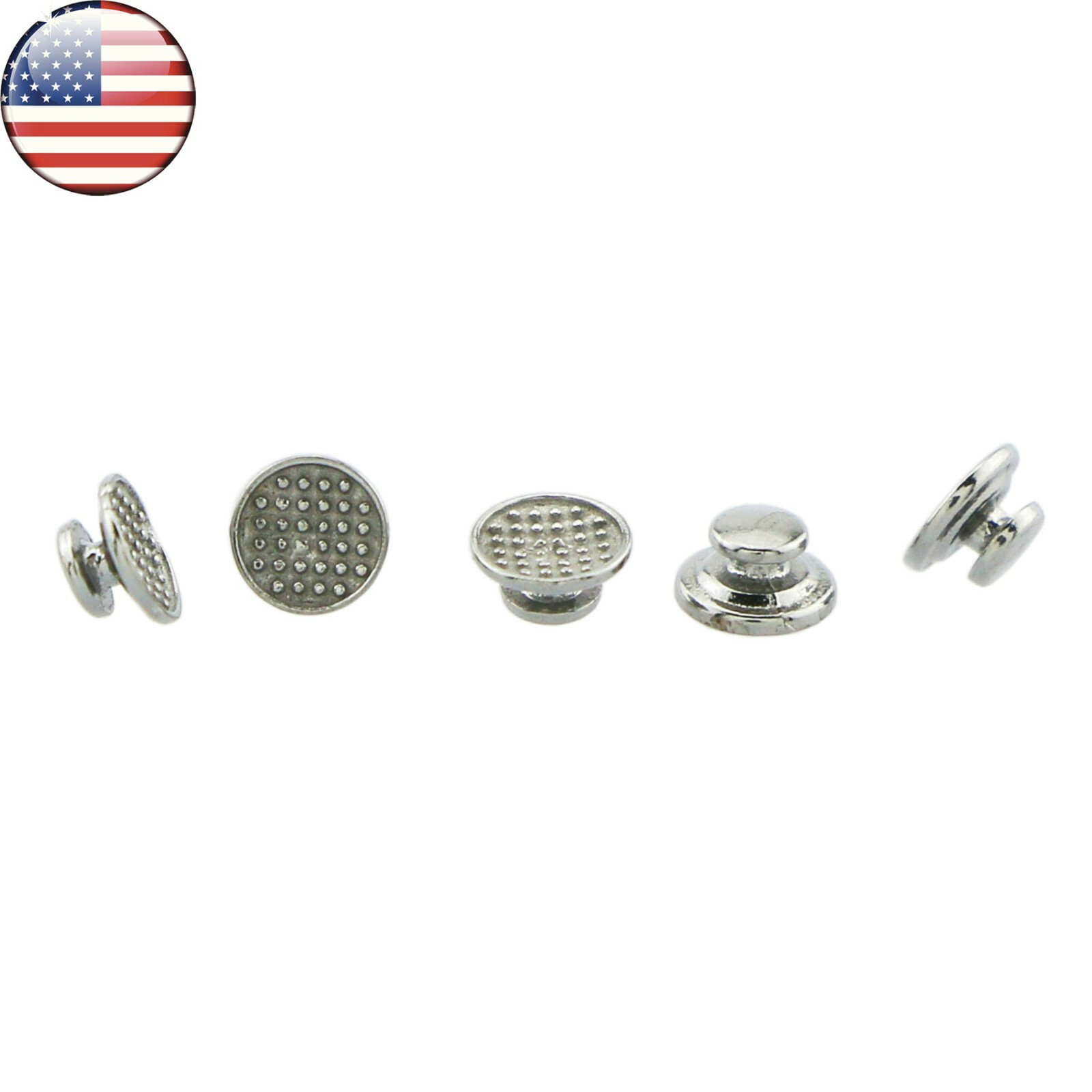 US 100Pcs Dental Orth Bite Turbos Openner Tongue Tamers Hinge Lingual Button