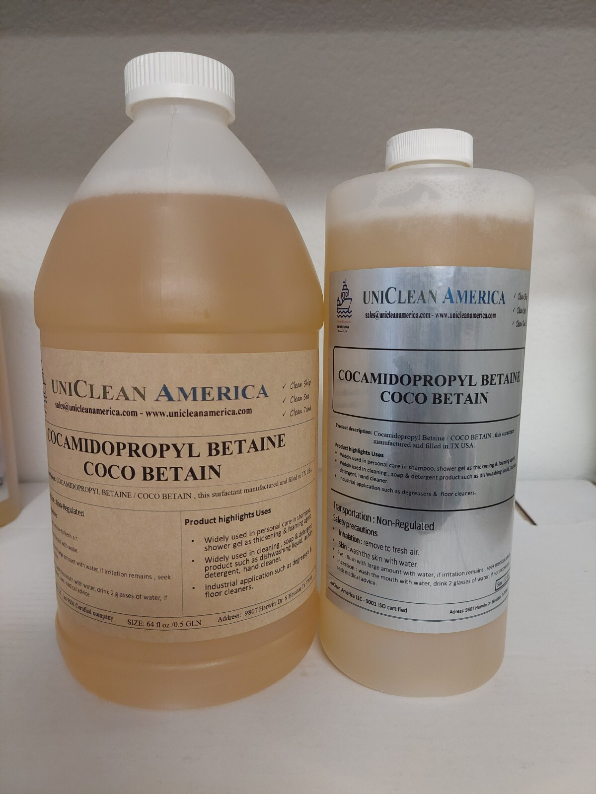 Coco Betaine – Cocamidopropyl betaine – CAP foaming agent surfactant