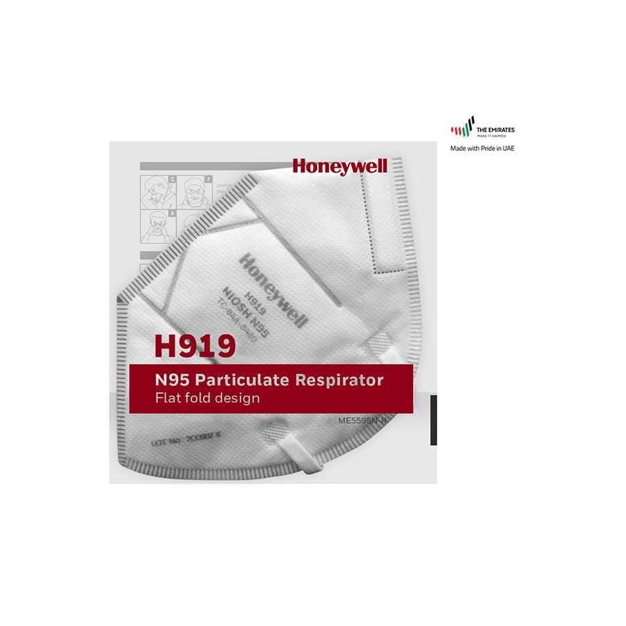 Honeywell DF300 N95 Flatfold Disposable Respirator- Box of 300 – White