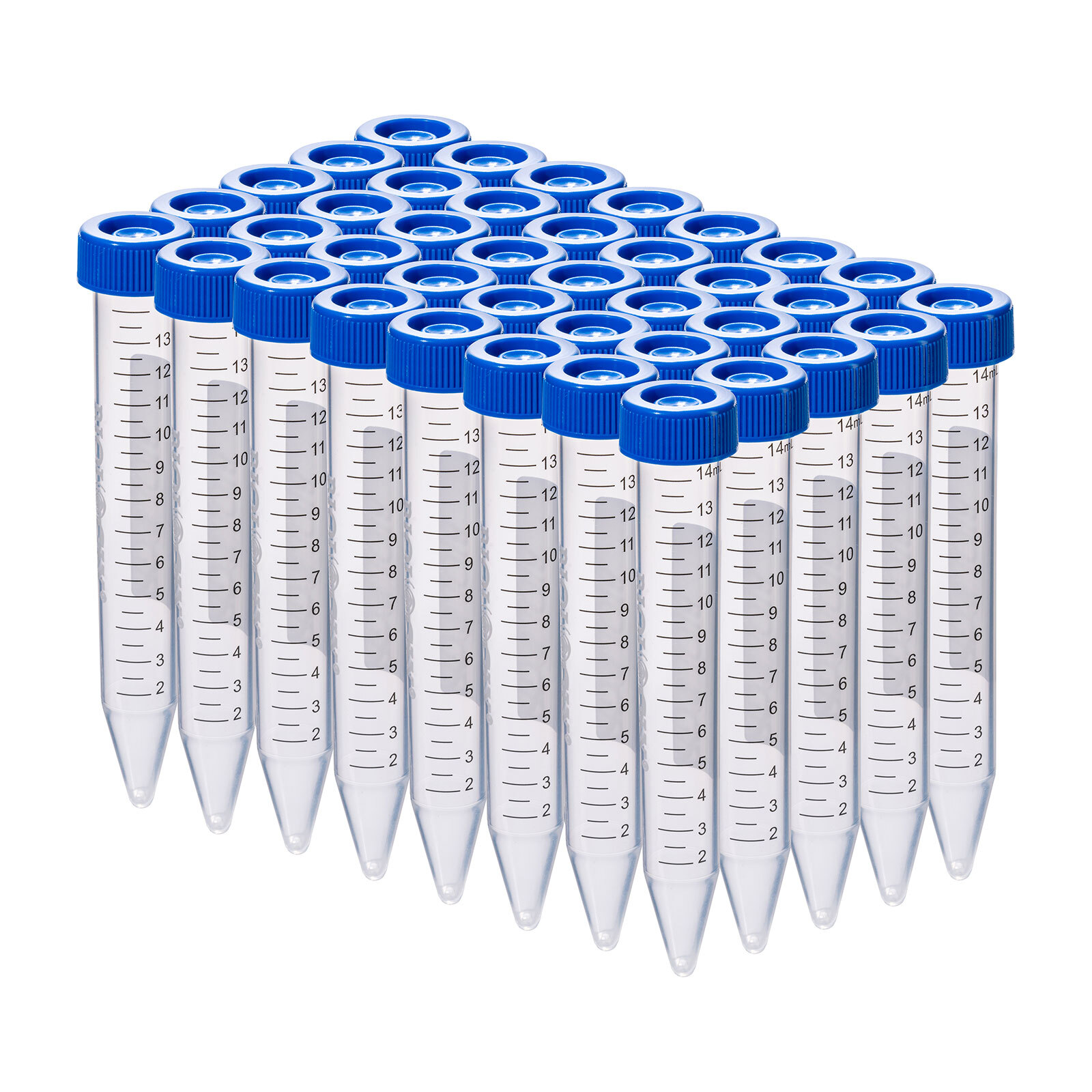 15ml Conical Centrifuge Tubes, Sterile Plastic Test Tubes with Screw Cap